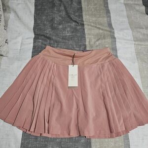 Alia Blush Pink Skater Skirt